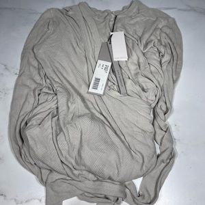 Rick Owens Banana Long Sleeve Pearl T-Shirt